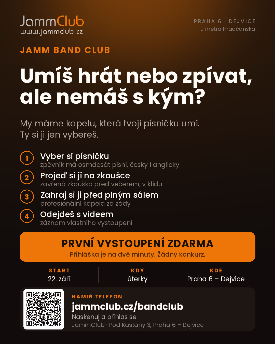 jamm band club-plakát a4
