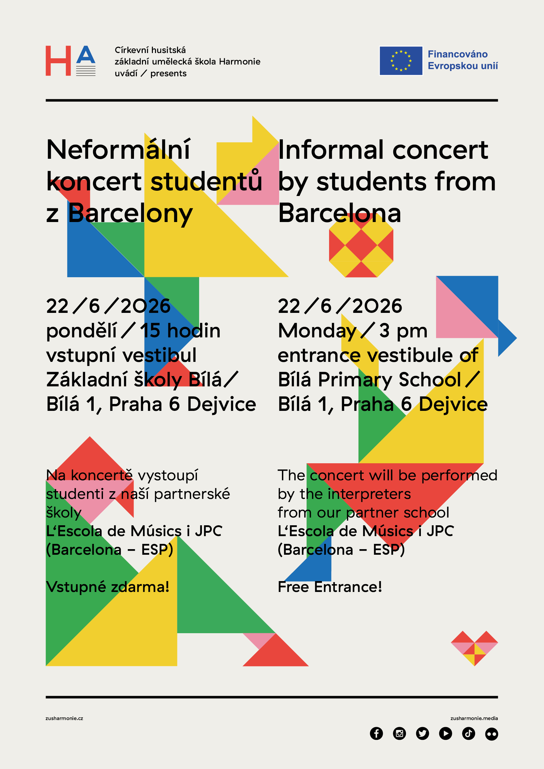 plakát na neformální koncert 2262026